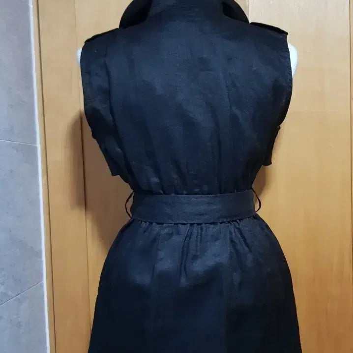[BUNJANG] Geumzzi Linen Belted Trench Vest / 금찌 린넨 벨티드 트렌치 베스트(택유/새제품)