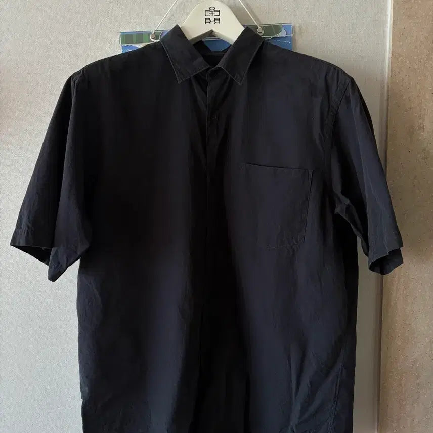 [BUNJANG] Comoli Short Sleeve Shirt Navy Size 2 / 코모리 comoli 반팔셔츠 네이비 2사이즈