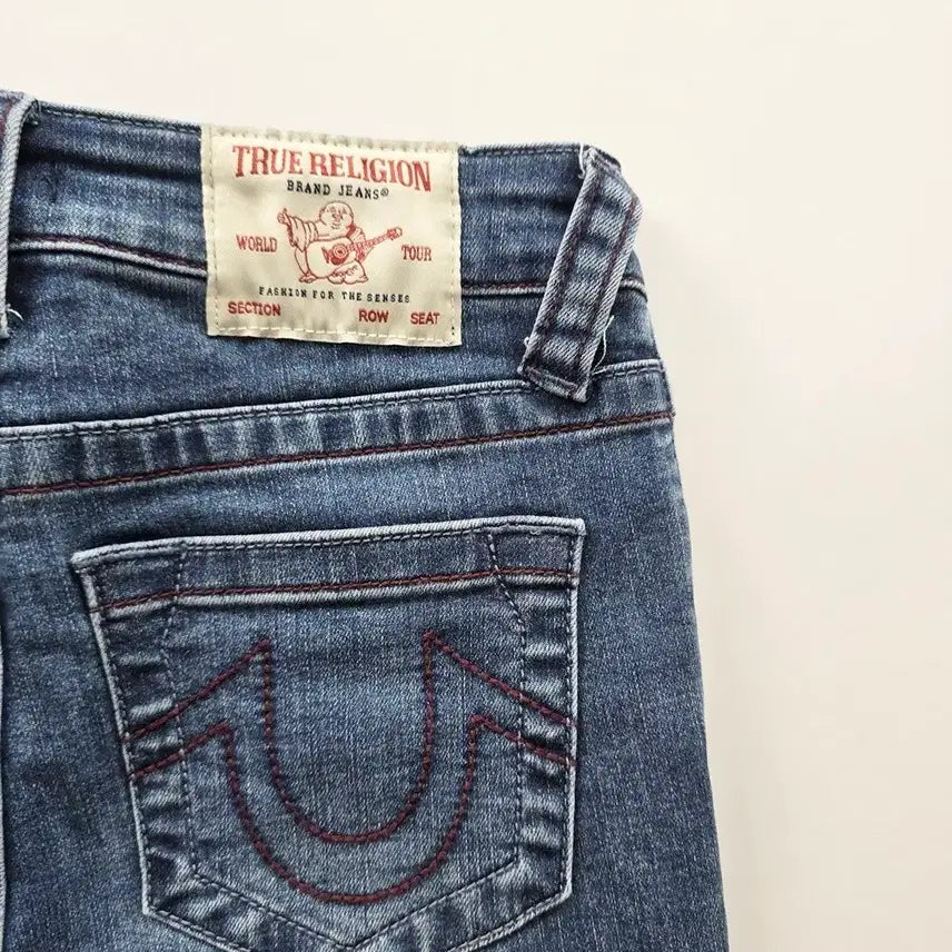 [BUNJANG] True Religion Bootcut Stretch Denim Jeans Size 25 / 트루릴리전 청바지 부츠컷 스판 데님 사이즈25 R5501