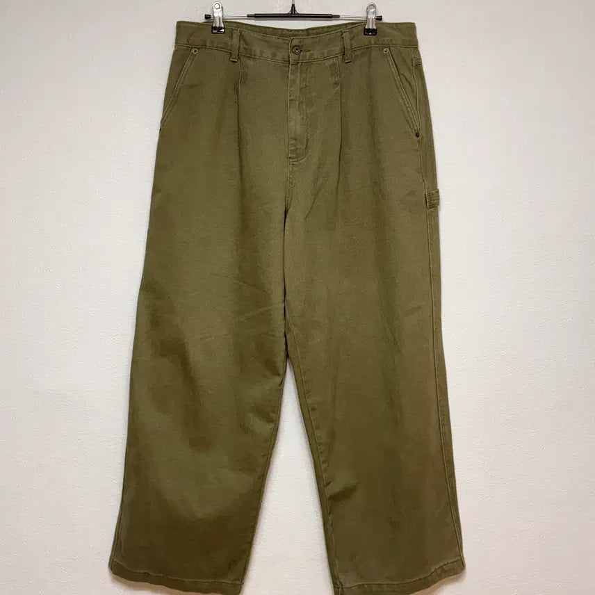 [BUNJANG] Code Graphy Carpenter Pants Khaki XL / 코드그라피 카펜터 팬츠 카키 XL
