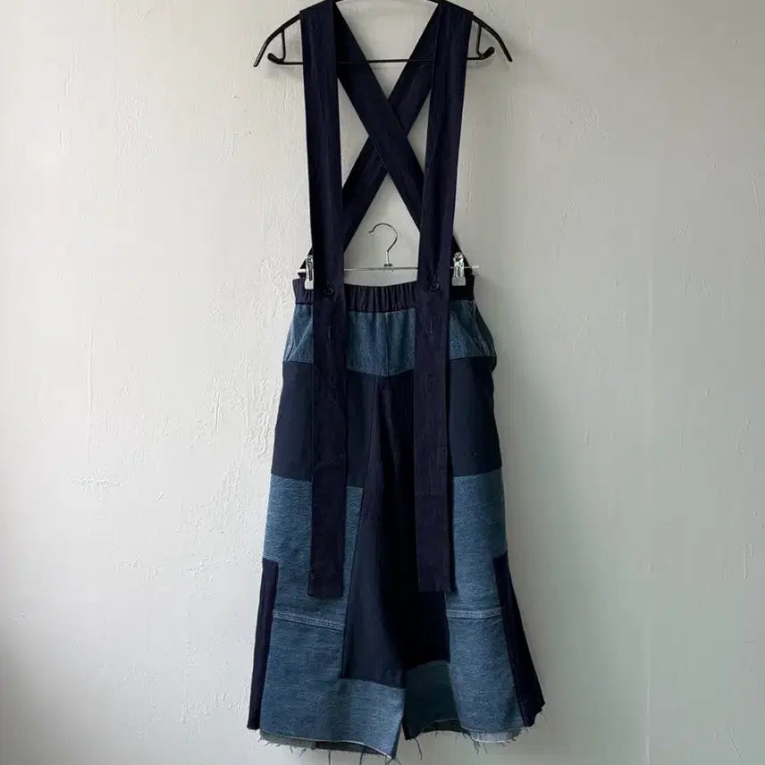 [BUNJANG] Collection Privée Patchwork Bending Denim Pants / 컬렉션 프리베 패치워크 밴딩 데님 팬츠 55-66