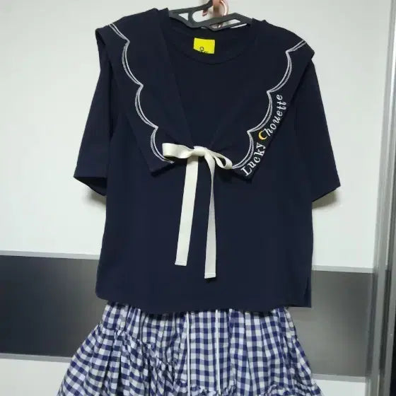 [BUNJANG] LUCKY CHOUETTE Check Midi Skirt / 럭키슈에뜨 스커트