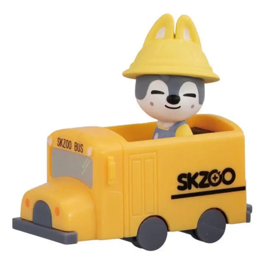 [BUNJANG] Stray Kids SKZOO Bang Chan Wolf Chan Figure Gacha Bundle Set (Light, School Bus, Sauna) / 스키즈 스키주 방찬 포카 울프찬 일본 라이트+스쿨버스+사우나 피규어 가챠
