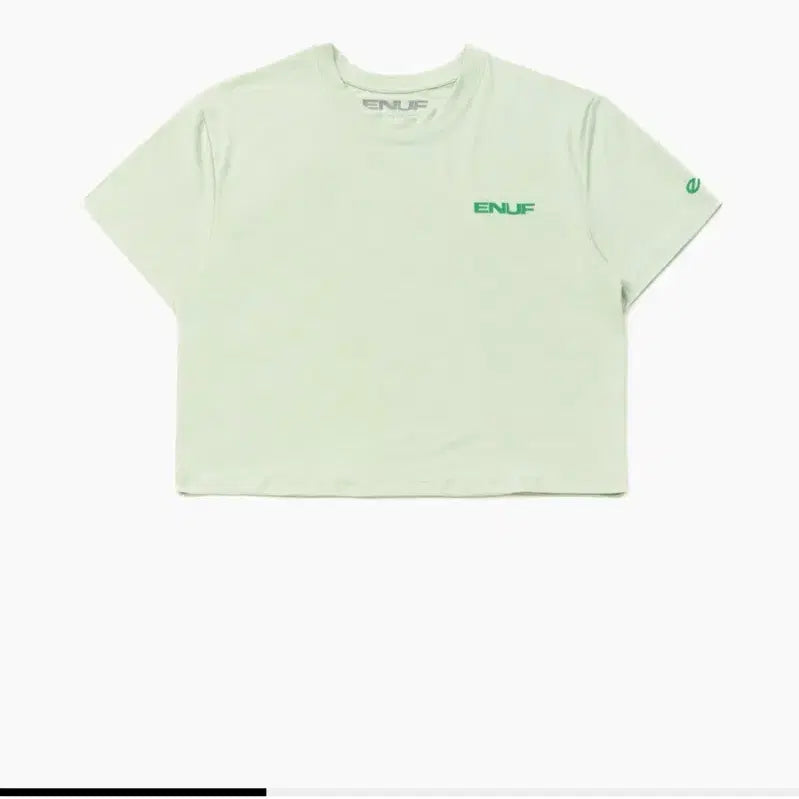 [BUNJANG] Enough Crop T-Shirt Melon Green (M) / 이너프 크롭반팔티 (멜론그린/M)