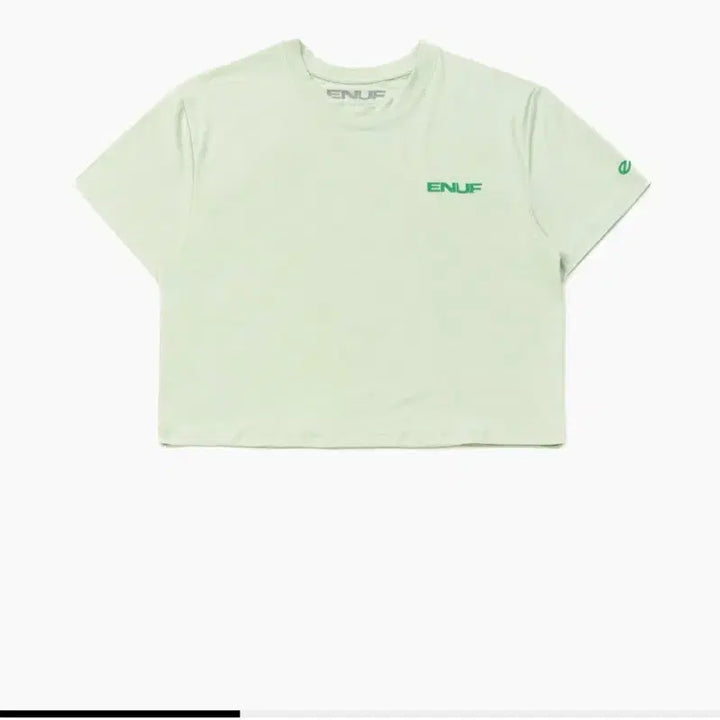 [BUNJANG] Enough Crop T-Shirt Melon Green (M) / 이너프 크롭반팔티 (멜론그린/M)
