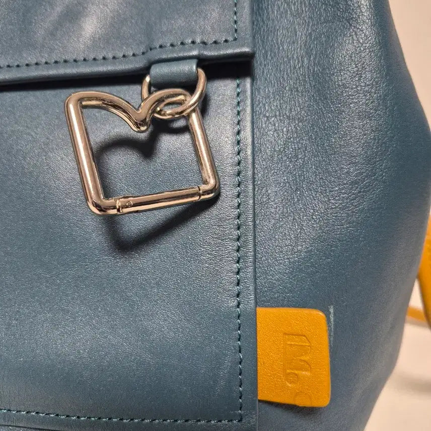[BUNJANG] Lucky Chouette Second Brand Leather Backpack / 럭키슈에뜨 세컨브랜드 가죽백팩 상태좋음