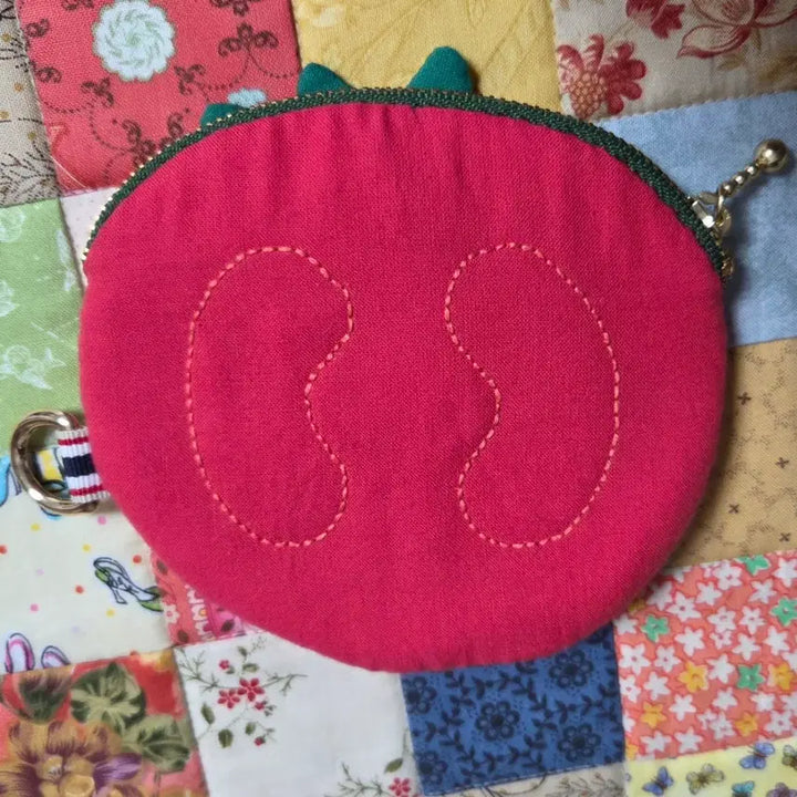 [BUNJANG] Handmade Quilted Tomato Pouch / [핸드메이드] 귀여운 토마토 파우치