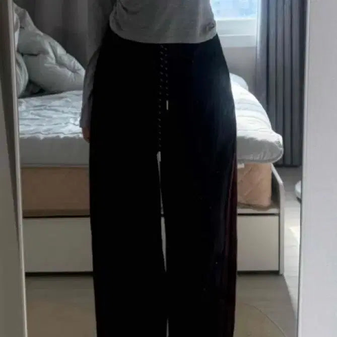 [BUNJANG] Wide Track Pants / 와이드 트랙 팬츠