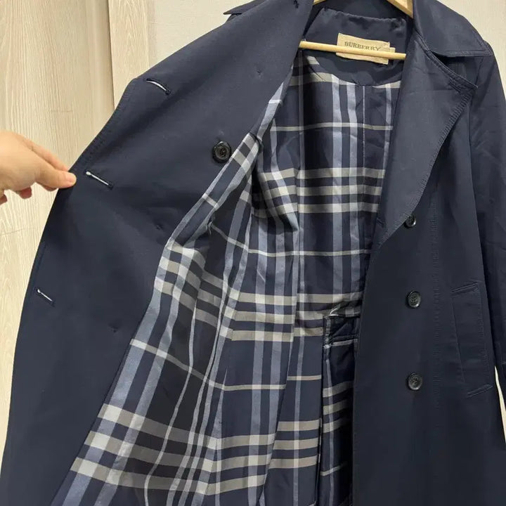 [BUNJANG] Burberry Brit Navy Trench Coat / 버버리 브릿 네이비 트렌치 코트 100L (77)