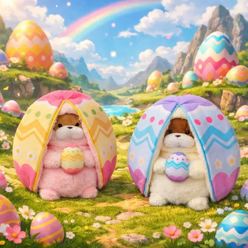 [BUNJANG] Uso Uso Chan Easter Egg Set / 주머니를 열면 큰귀로 변하는 이스터에그 우소우소짱 세트 새상품