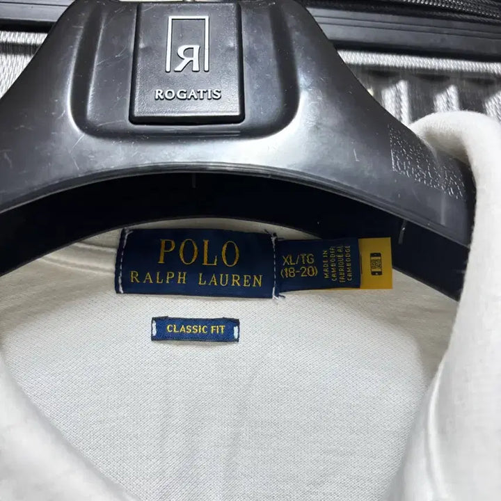 [BUNJANG] Polo Ralph Lauren White Polo Shirt Size XL (Boys&