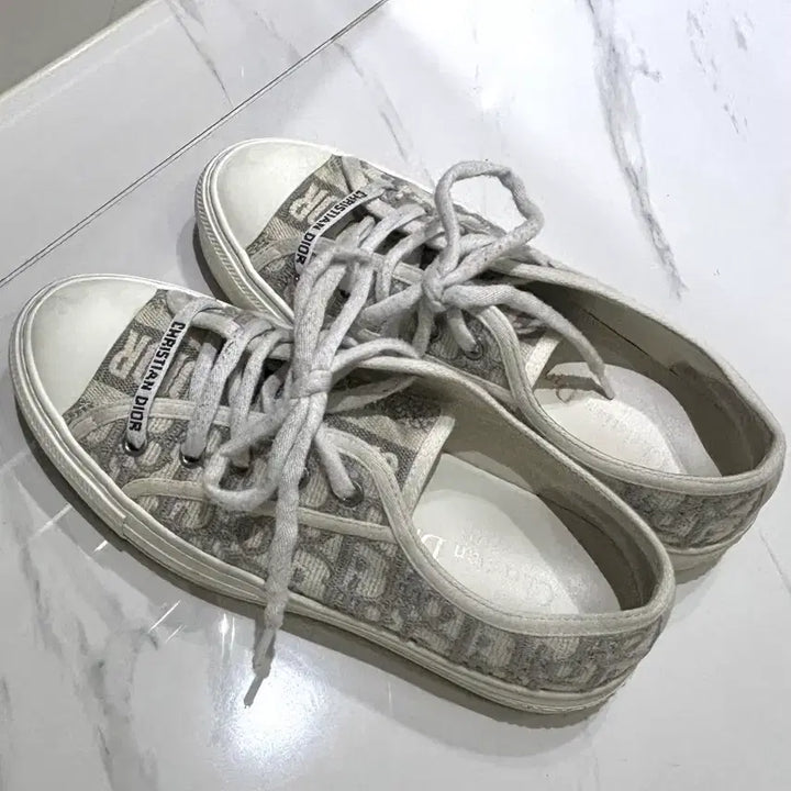 [BUNJANG] Dior B23 Oblique Sneakers / 디올 오블리크 스니커즈 37.5