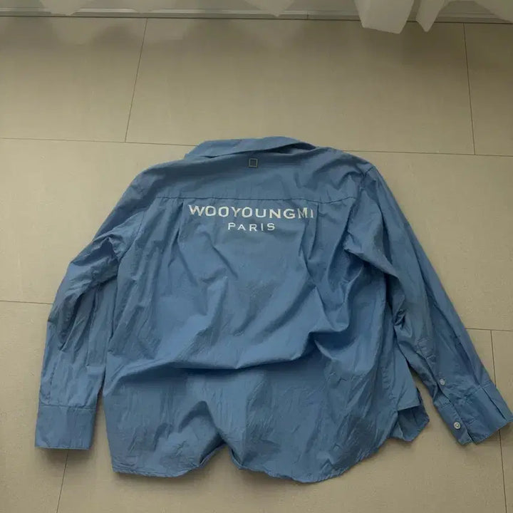 [BUNJANG] Wooyoungmi Back Logo Shirt / 우영미 백로고 셔츠