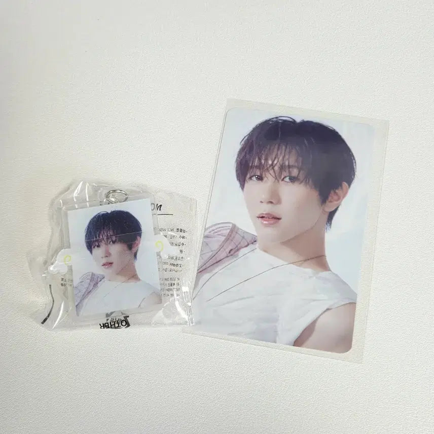 [BUNJANG] NCT WISH Seodaemun Eros Ryo Photocard and Keychain Set / 엔시티위시 세븐일레븐 에로스 료 키링 료 포카 교환x