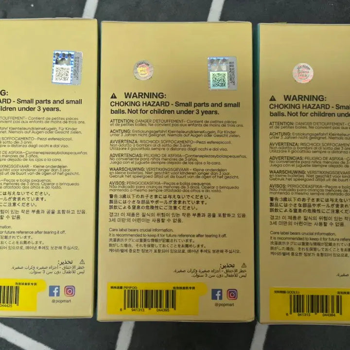 [BUNJANG] Pop Mart Monster Baby Polar Set (3 Types) Bundle Set / [미개봉 운포 7] 팝마트 몬스터베이비 폴라 3종 일괄 판매