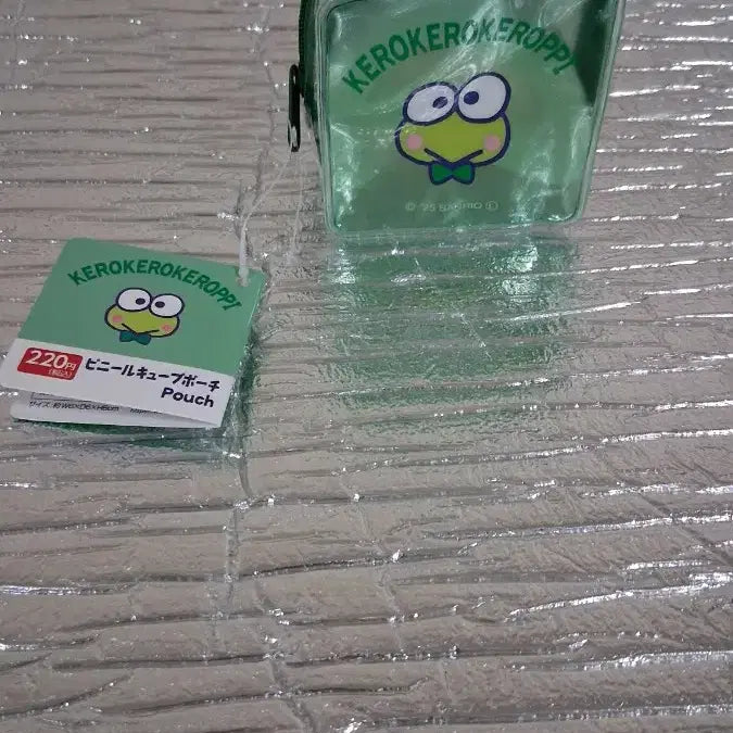 [BUNJANG] Sanrio Keroppi Transparent Coin Pouch / 산리오 케로피 투명 동전지갑 파우치
