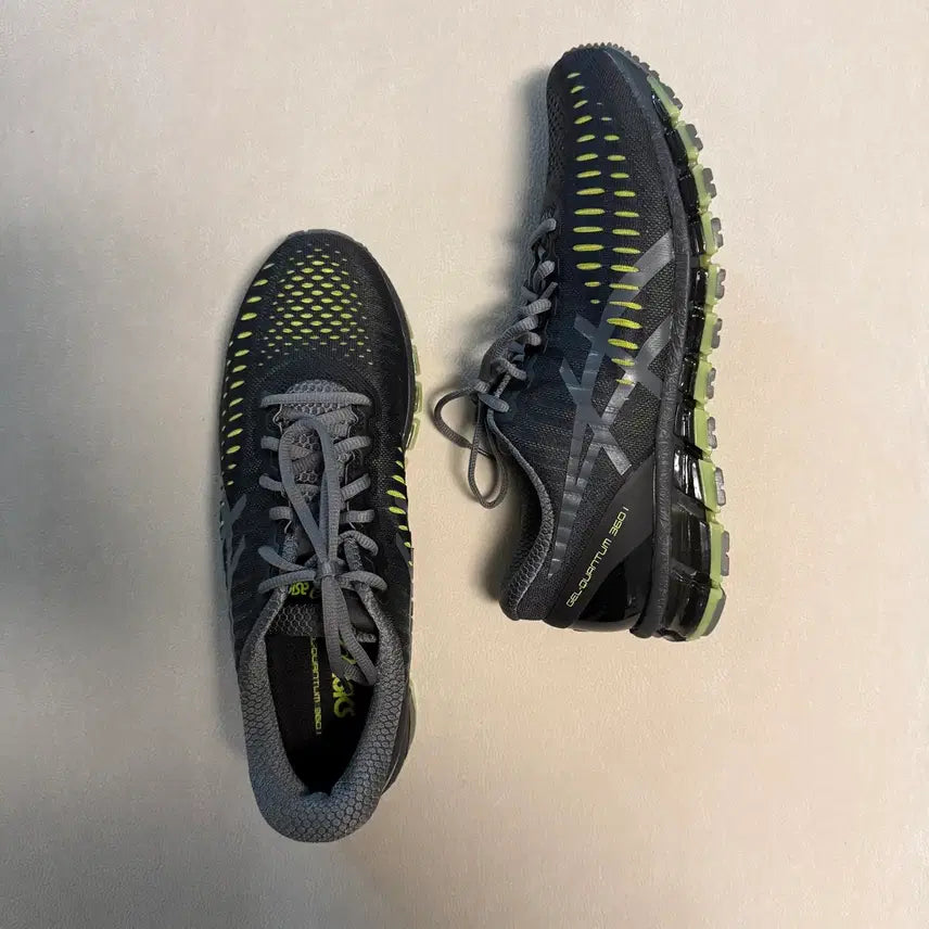 [BUNJANG] Asics Gel-Quantum 360 I Graphite Grey Green Apple (280) / 새상품)280 아식스 젤 퀀텀 360