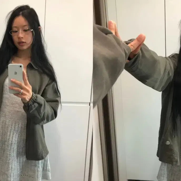 [BUNJANG] Koiseio Round Collar Stitch Jacket Cocoa / 무배) 코이세이오 라운드카라 스티치 자켓 코코아