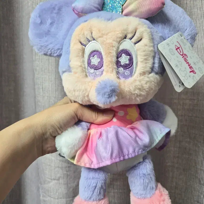 [BUNJANG] Dream Eye Disney Minnie Mouse Plush Toy - Purple &amp; Pink / 드림아이 디즈니 미니마우스 인형 퍼플 핑크