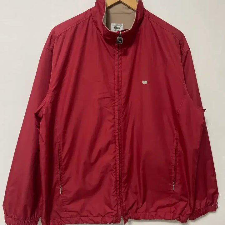[BUNJANG] Lacoste Vintage Blue Windbreaker Jacket / 100-105 라코스테 올드스쿨 루즈핏 블루종 바람막이 자켓 정품