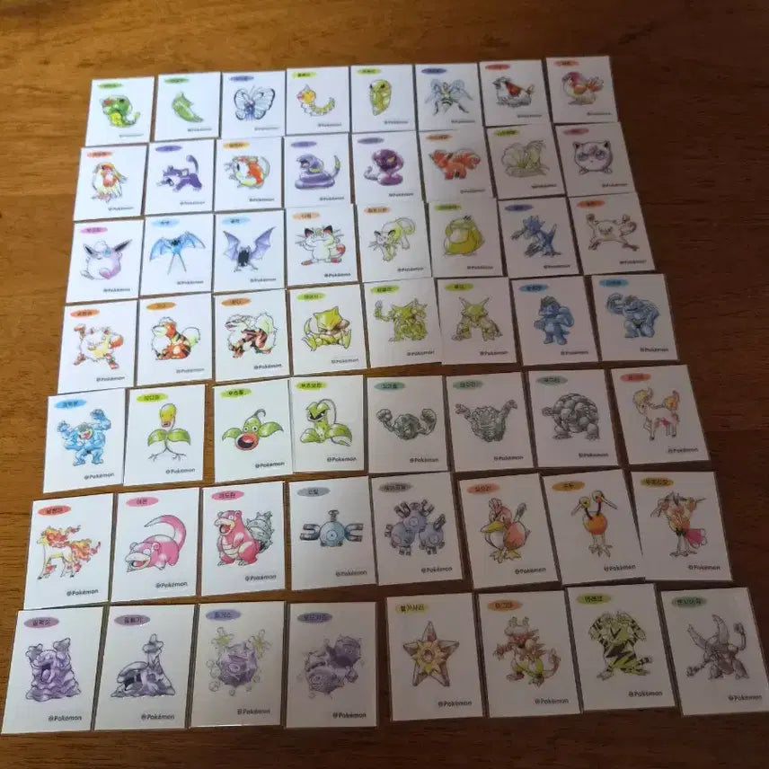 [BUNJANG] Pokemon 30th Anniversary Art Sticker Collection / 포켓몬 30주년 아트워크 띠부씰