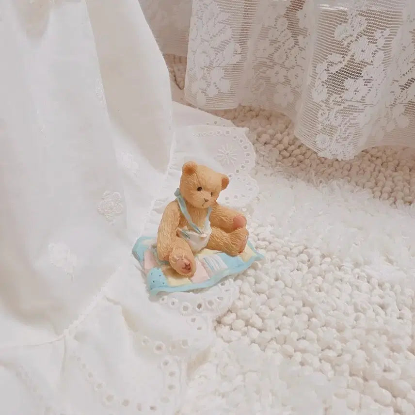 [BUNJANG] Cherished Teddies Vintage Teddy Bear Figure / 체리쉬드테디즈 빈티지 테디베어 피규어 앤틱 인테리어 소품 장식