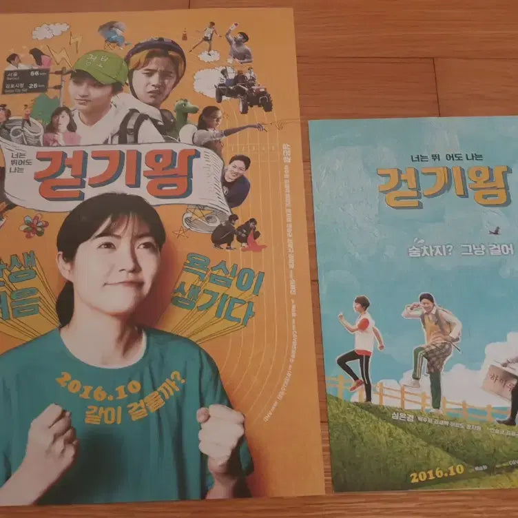 [BUNJANG] King of Walking Movie Flyer - Shim Eun-kyung / 영화전단지 걷기왕 심은경