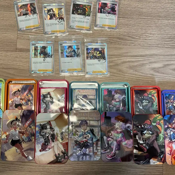[BUNJANG] Pokemon Trainer Card &amp; Tin Case Sleeve Set (Mid-Print Run, Sealed) / 포켓몬카드 트레이너 카드 + 틴케이스 슬리브 중판 미개봉세트