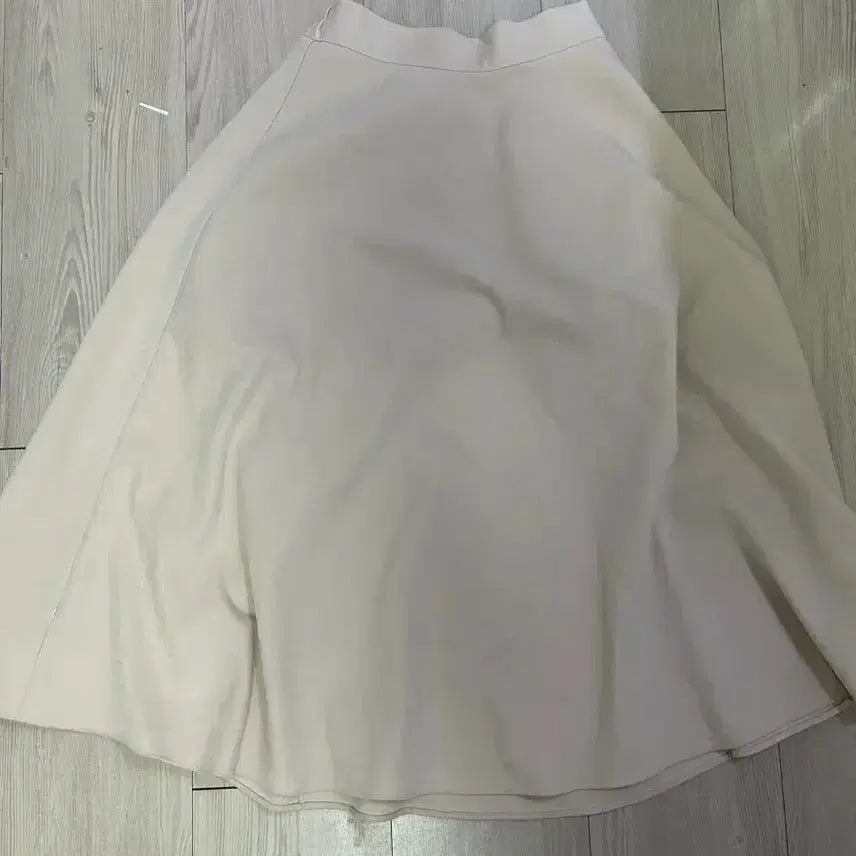 [BUNJANG] Beige A-Line Long Skirt for Fall/Winter / 베이지 가을겨울용 A라인 스커트