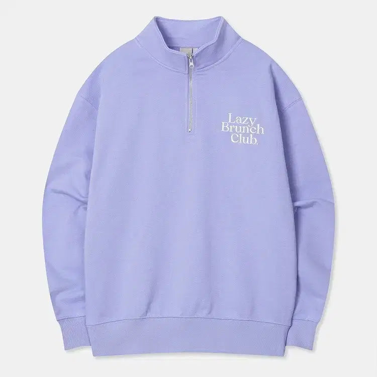 [BUNJANG] SPAO Brunch Club Half-Zip Sweatshirt / 스파오 brunch club 반집업 스웨트 셔츠