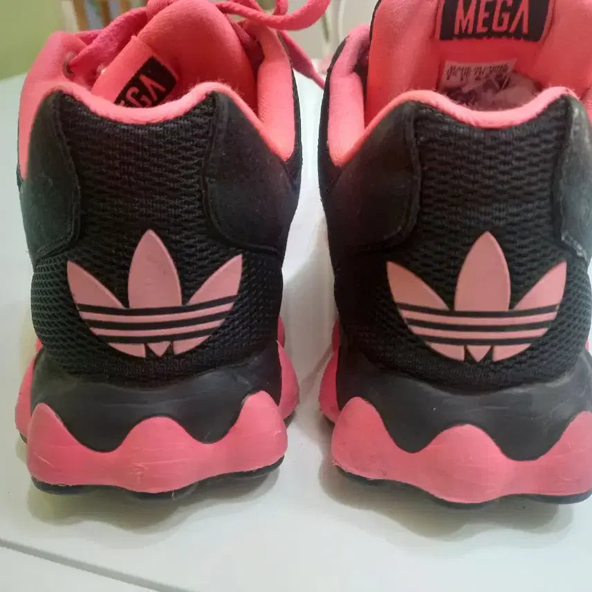 [BUNJANG] Adidas Mega Softcell Blackpink Sneakers (245mm) / 아디다스 Adidas 메가 소프트셀 블랙핑크 운동화 245미리. 새상품급