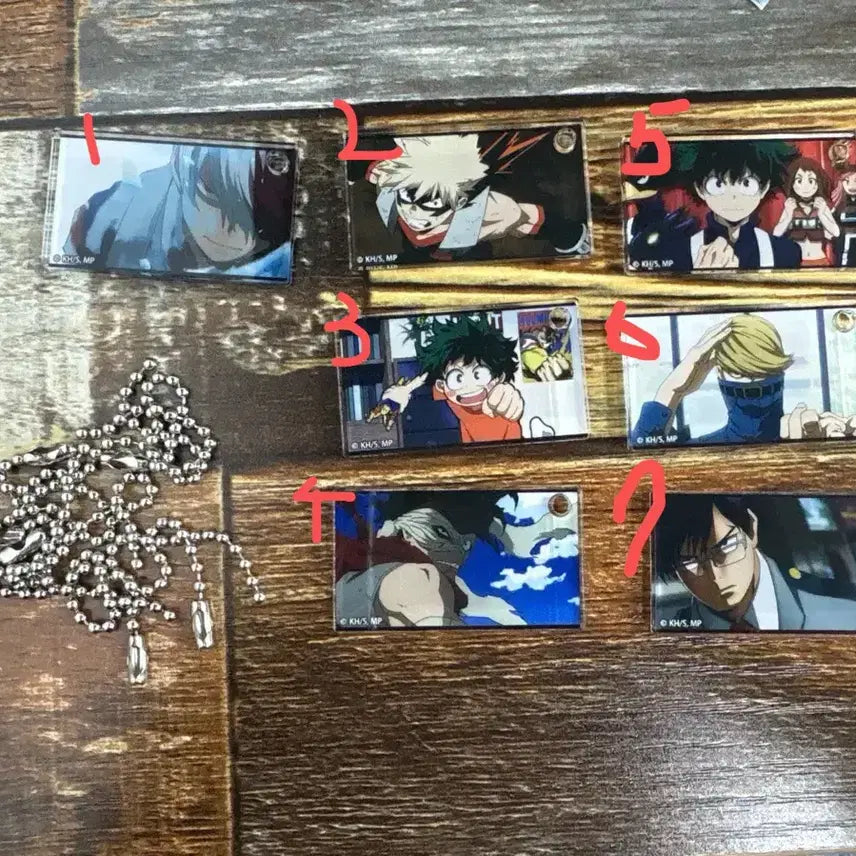 [BUNJANG] My Hero Academia Mini Acrylic Keychain / 나히아 미니 아크릴 키링