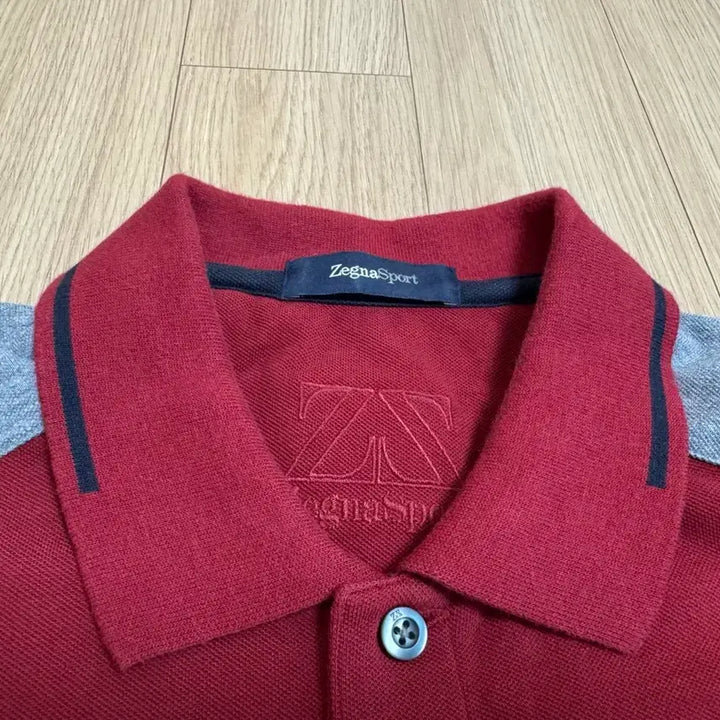 [BUNJANG] Zegna Sport Pique Cotton Short Sleeve Polo Shirt / 제냐 스포츠 반팔 폴로