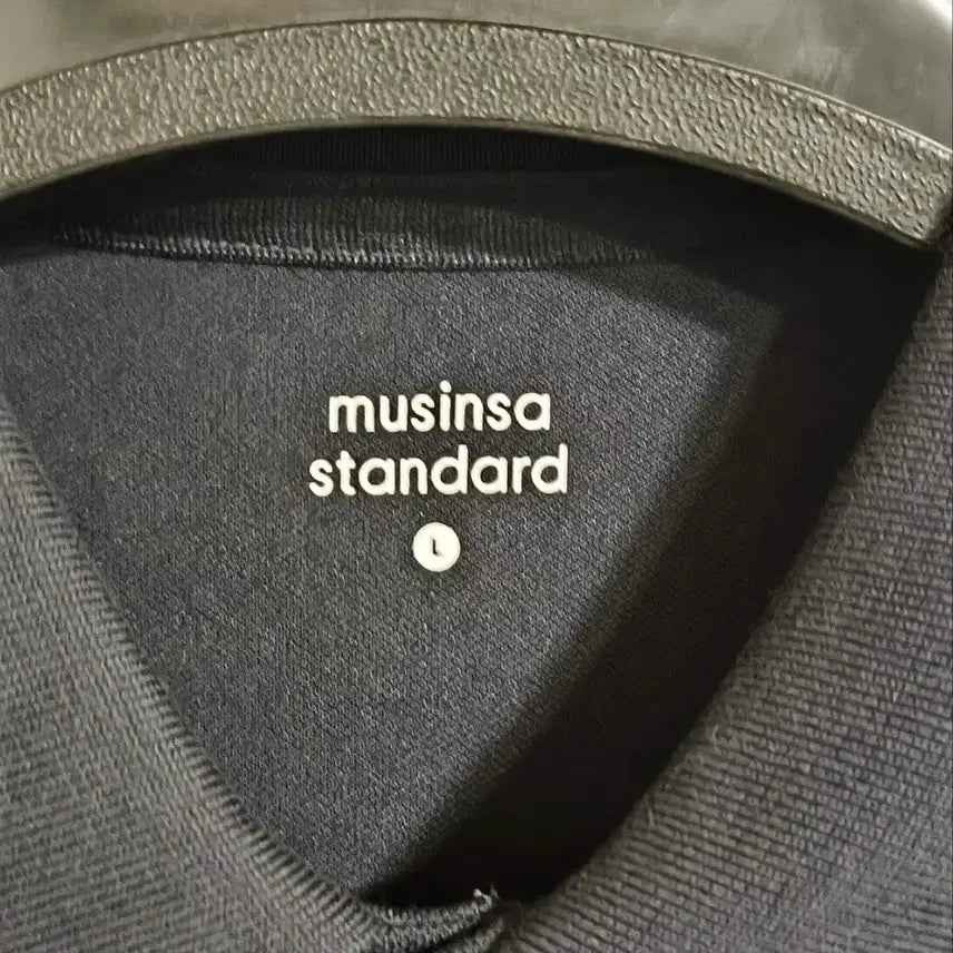 [BUNJANG] Musinsa Standard Oversized Crop Pique Polo Shirt Navy / L 무신사 스탠다드 오버사이즈 크롭 피케 폴로 셔츠 네이비