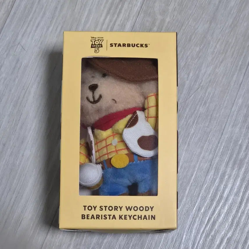 [BUNJANG] Starbucks Toy Story Woody Bearista Doll Keychain (Sealed) / [미개봉] 스타벅스 토이스토리 우디 베어리스타 인형 키링