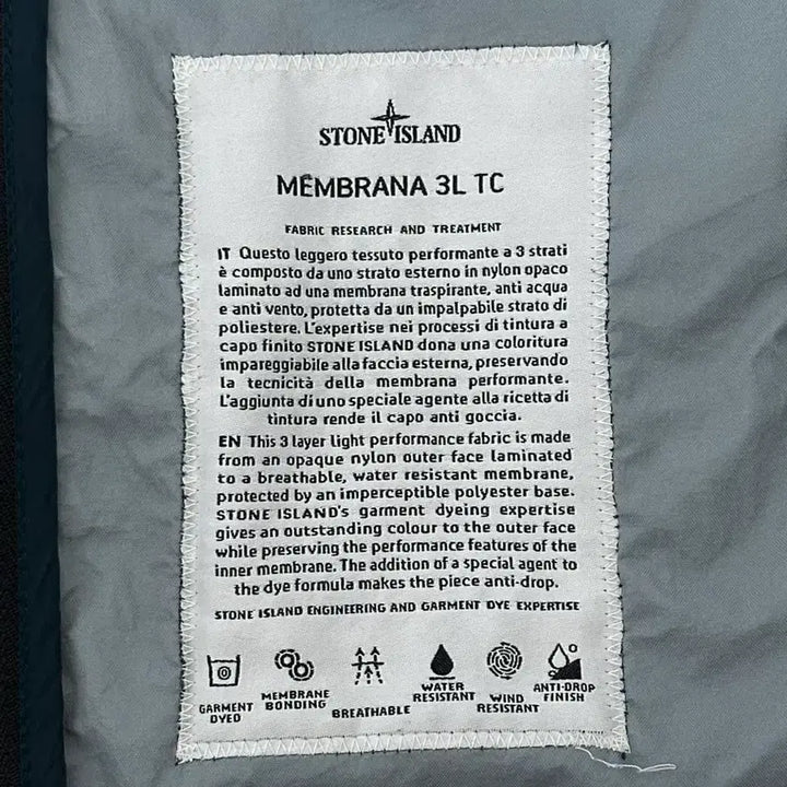 [BUNJANG] Stone Island Membrana 3L TC Jacket 20SS XL / 스톤아일랜드 멤브라나 3L tc 자켓 20ss XL(105)