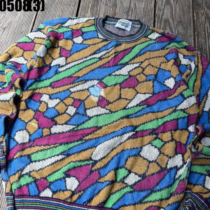 [BUNJANG] Missoni Sport Pattern Knit / 미쏘니 스포츠 패턴 니트 0508