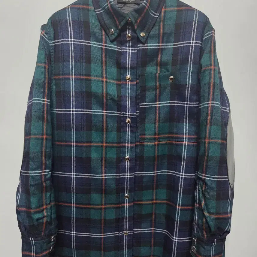 [BUNJANG] Burberry Check Shirt-Style Lightweight Down Jacket / (66~날씬77) 버버리  체크  셔츠형 경량패딩