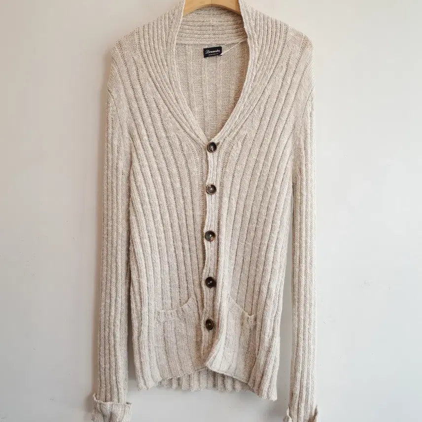 [BUNJANG] Drummer Cotton &amp; Linen Blend Cardigan / Drummer 드루모어 코튼&amp;린넨 가디건