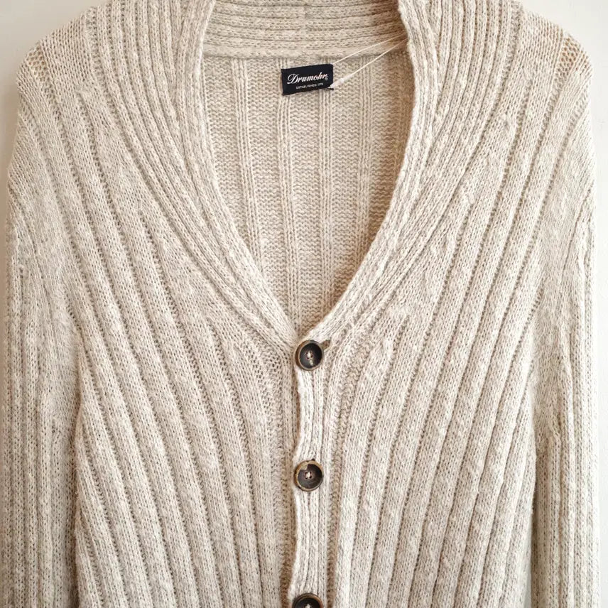 [BUNJANG] Drummer Cotton &amp; Linen Blend Cardigan / Drummer 드루모어 코튼&amp;린넨 가디건