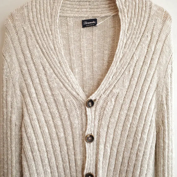 [BUNJANG] Drummer Cotton &amp; Linen Blend Cardigan / Drummer 드루모어 코튼&amp;린넨 가디건