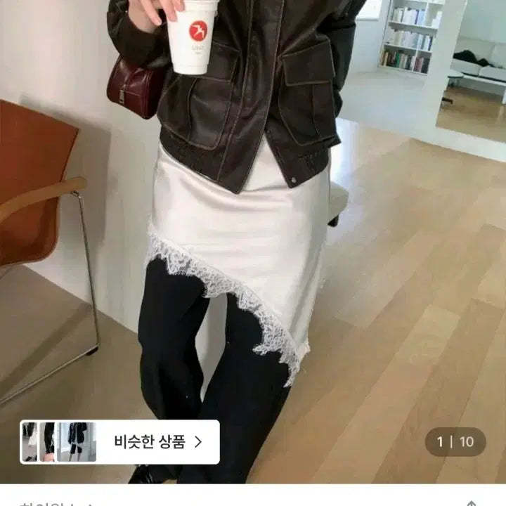 [BUNJANG] Highone Spring Vegan Leather Crack Jacket / 하이원스 봄 비건 레더 크랙 자켓