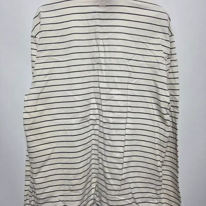 [BUNJANG] AMI Striped Long Sleeve T-Shirt / (L)  아미 스트라이프 긴팔 티셔츠