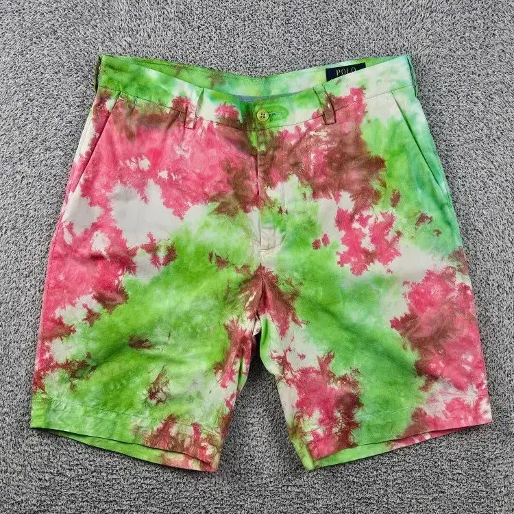 [BUNJANG] Polo Ralph Lauren Custom Multicolor Dye Shorts (32") / 폴로랄프로렌 쇼츠 반바지 커스텀 ( 32" ) / 12152