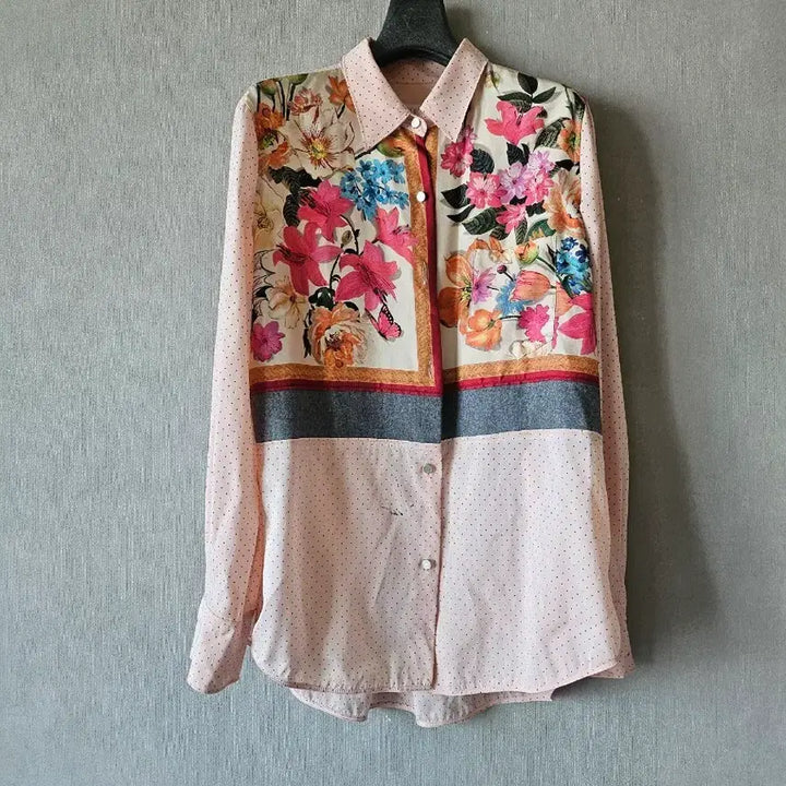 [BUNJANG] TIME Point Silk Blouse / 타임)토트포인트 실크 블라우스
