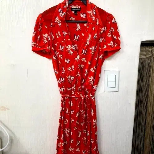 [BUNJANG] Jucy Couture Wrap Dress / 쥬시꾸뛰르 랩 원피스