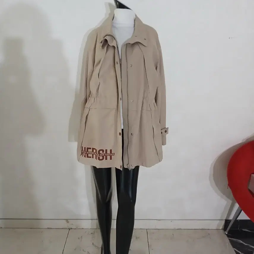 [BUNJANG] Egoist Beige Loose String Jacket / 020 에고이스트 루즈 스트링 자켓