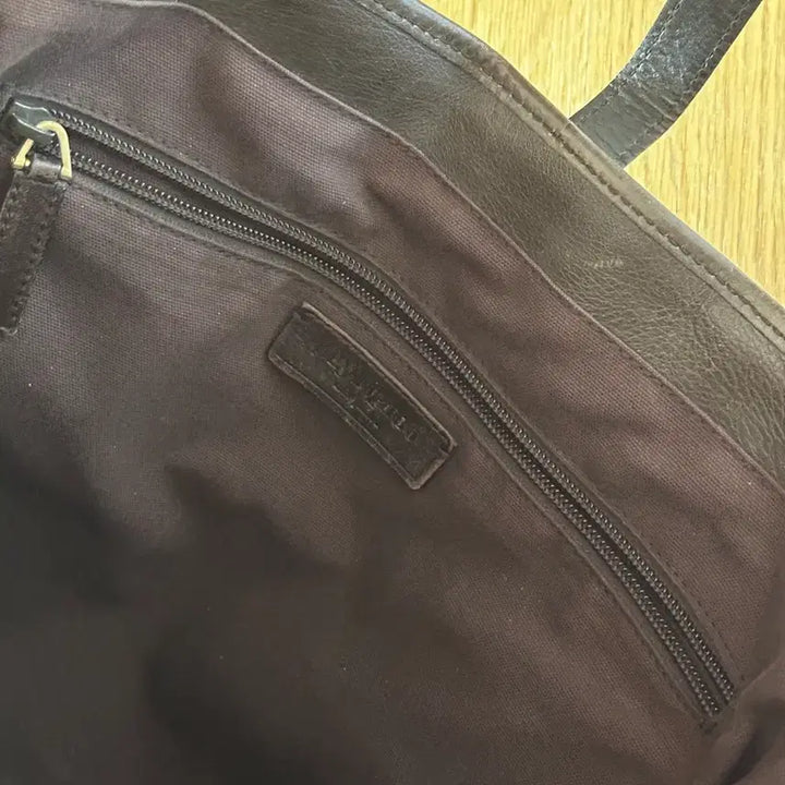 [BUNJANG] Saint Laurent Canvas Leather Tote Bag / 입생로랑 캔버스 레더 토트백