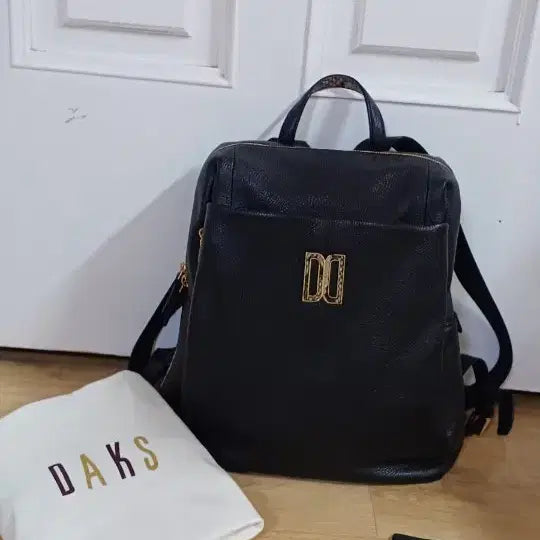 [BUNJANG] Daks Cowhide Leather Backpack / 닥스 소가죽 백팩