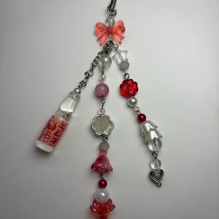 [BUNJANG] Rich Soda Flavor Beaded Keychain / 리치소다맛 비즈키링